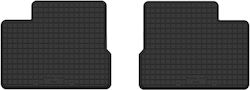 Car Rubber Mats Rear 2 Pcs Universal Hyundai Getz Hatchback 2002-2010 Car Rubber Mats Rear 2 Pcs Universal Hyundai Getz Hatchback 2002-2010