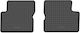 Car Rubber Mats Rear 2 Pcs Universal Fiat Linea Sedan 2009-2015