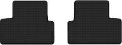 Car Rubber Floor Mats Rear 2 Pcs Universal Citroen C3 Pluriel Cabrio 2003-2010
