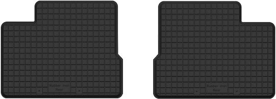 Car Rubber Mats Rear 2 Pcs Universal Chevrolet Epica Sedan 2006-2012
