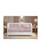 Dimcol Set Baby Crib Cotton Sheets Ballerina Bear 598 Multicolour 120x160cm 3 Pieces