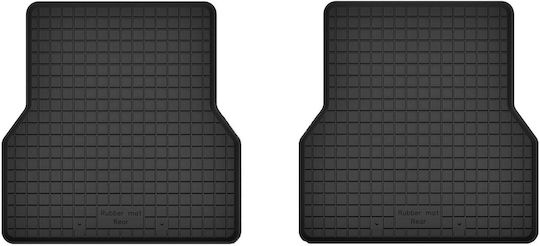 Car Rubber Mats Rear 2 Pcs Universal Nissan Tiida C11 Hatchback Sedan 2004-2012