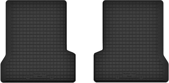 Car Rubber Mats Rear 2 Pcs Universal Ford Ka Mk2 Hatchback 2008-2012