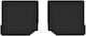 Car Rubber Mats Rear 2 Pcs Universal Audi 90 B3 Sedan 1986-1991