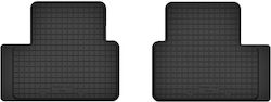 Car Rubber Mats Rear 2 Pcs Universal Alfa Romeo Mito Hatchback 2008-2019 Car Rubber Mats Rear 2 Pcs Universal Alfa Romeo Mito Hatchback 2008-2019