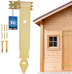 Kotarbau Strap Hinge 300 Mm Gold Galvanized Steel Garage Door Hinge Shutters Gazebo Hinge