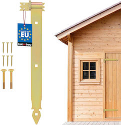 Kotarbau Strap Hinge 500 Mm Gold Galvanized Steel Garage Door Hinge Shutters Gazebo Hinge
