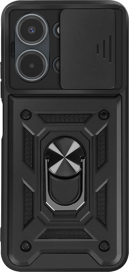 Mayaxess Case Xiaomi Redmi 15c Shockproof Mil-std 810g Camera Cover Ring Stand Black