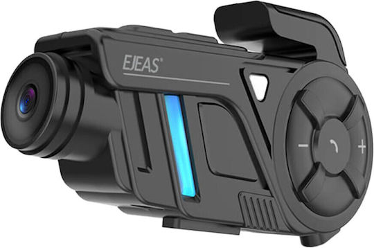 EJEAS K1 Pro Interfon Unic pentru Cască de Motocicletă cu Bluetooth și Cameră