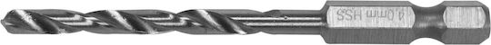 Yato HSS Drill with Hexagon Shank for Metal 6.3mm