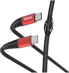 HAMA USB 2.0 USB-C Masculin - USB-C 1.5m