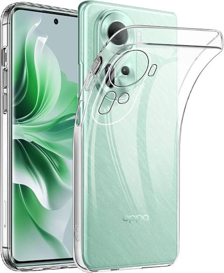 Phone Case Flippy Compatible Oppo Reno 11f Tpu Case Camera Protection 1.5 Mm Transparent