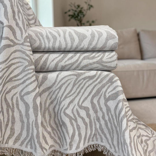 Linea Home Savanna Τριθέσιου Καναπέ Π180xΜ300cm Μοκα