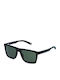 FILA Unisex Sunglasses with Black Frame and Black Polarized Lens