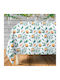 Excellent Houseware Покривка за маса Устойчива на петна Оранжева 130x180см