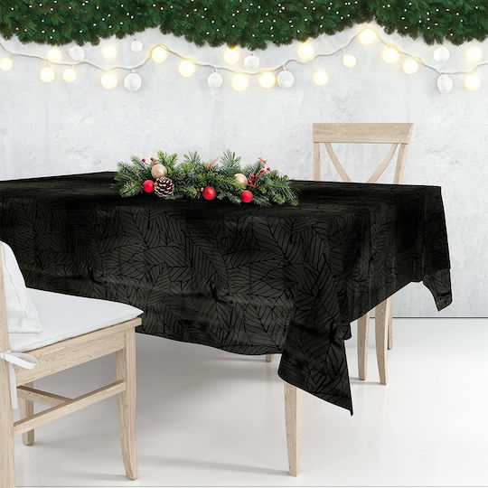 Excellent Houseware Stain Resistant Dark Green Tablecloth 150x220cm