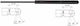 Metzger Trunk Shock Absorber 2110062