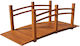 Wooden Garden Arch Bridge Relaxdays 200kg Weath...