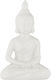Figurină Buddha Relaxdays 17x11x7cm Albă