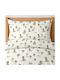 Astron Italy Kids Sheets Set Single Cotton Dino Beige 175x260cm 3 Pieces