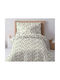 Astron Italy Kids Sheets Set Single Cotton Dino Beige 175x260cm 3 Pieces