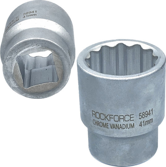 Rockforce Καρυδάκι με Καρέ Υποδοχής 1" Διάμετρος 1" / 41 / 72 / 59 / 36
