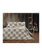 Dimcol Duvet Cover Single 160x240 Kleopatra 609 Beige-black