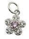 Alista Home Charm Floare din Argint cu Zircon Roz