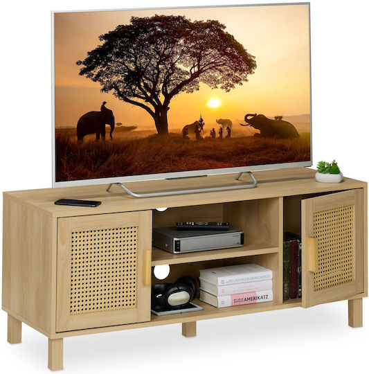 Stand TV Efect Lemn Natural M115xA40xÎ48cm