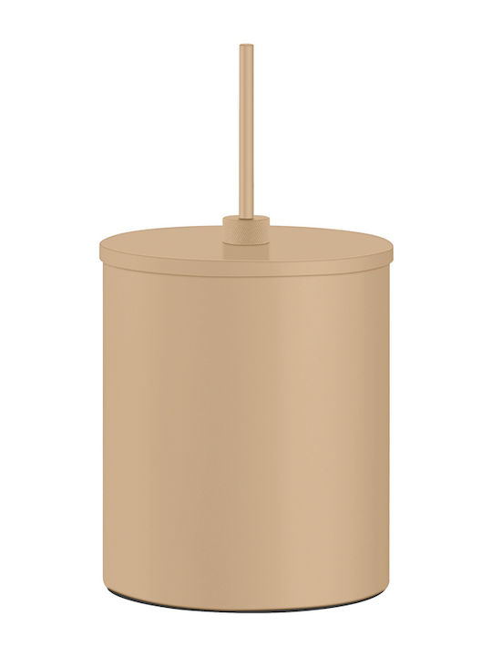 Sanco Metallic Bathroom Bin 5lt Brown