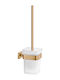 Sanco Glas Toilettenbürste Badezimmer Bronze
