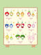 Figoura Keychain Sanrio Characters Fruit & Vegetable Series Mini Vinyl Pendant Blind Box 1pc 1pc Random Selection