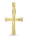 CHrysolithos Women's Gold Cross 9K Without Chain ST1511