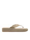 Women's Flatform Sandals Beige