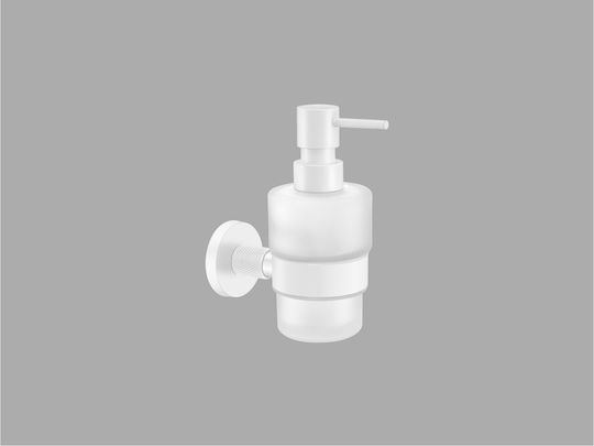 Sanco Dorian 121322-M101 Wall Mounted Glass White Dispenser