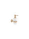 Sanco Vintage Wandmontierter Spender Glas Braun