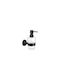 Sanco Vintage 120522-M116 Wall Mounted Glass Black Dispenser