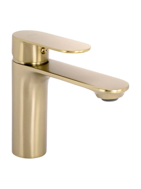 Rea REI-B8975 Mischungs Waschbeckenarmatur Gold