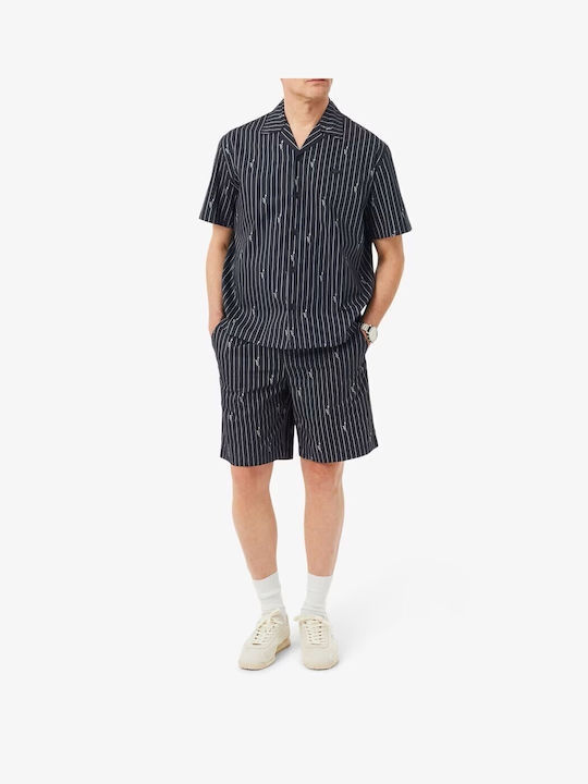 Lacoste Αθλητική Ανδρική Βερμούδα Μαύρο