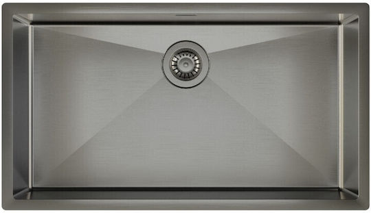 Helika Nova 100b Υποκαθήμενος Inox Μ79xΠ45cm