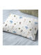 Dimcol Happy Safari 711 Fata De Pernă Pentru Copii Din 100% Bumbac 50x70cm Alb-Cer Albastru