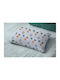 Dimcol Big Cats 28 Παιδική Μαξιλαροθήκη από 100% Βαμβάκι 50x70εκ. Light Aqua
