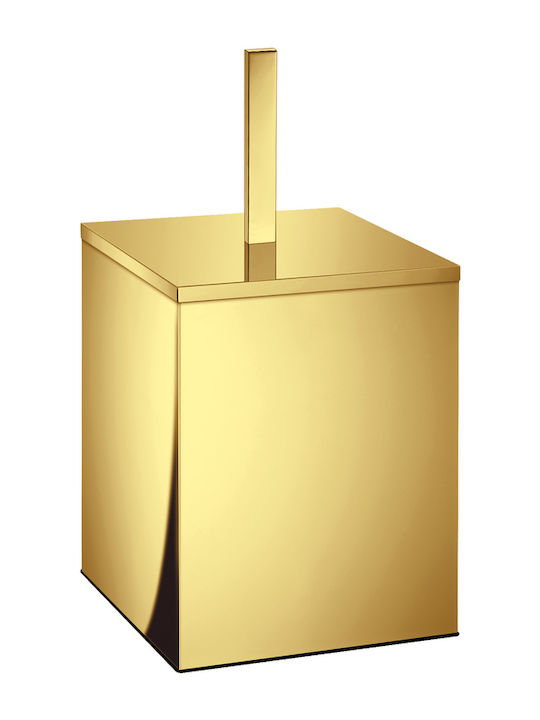 Sanco Metallischer Badezimmer Behälter 5lt Gold