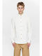 Long Sleeve Linen Shirt Regular Fit Tofu
