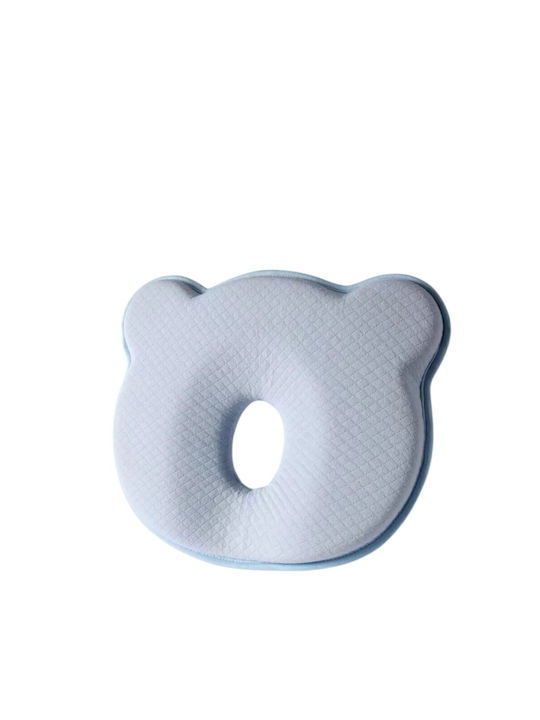 Queen Mother Βρεφικό Μαξιλάρι Ύπνου Memory Foam Θαλασσί