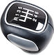 Chevrolet Cruze 08-15 Gear Shift Knob Black Eco-leather + Silver 6 Speeds