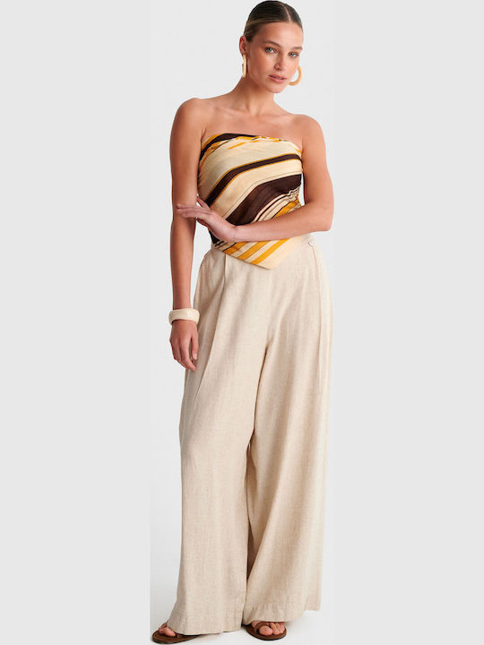 ALE - The Non Usual Casual Women's Linen Pantal...