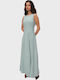 Maxi Dress for Wedding - Christening Pale Green