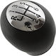 Renault Master Ii 1998 Iii 2010 6-speed Gear Shift Knob Black + Chrome