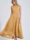 Summer Midi Dress Beige